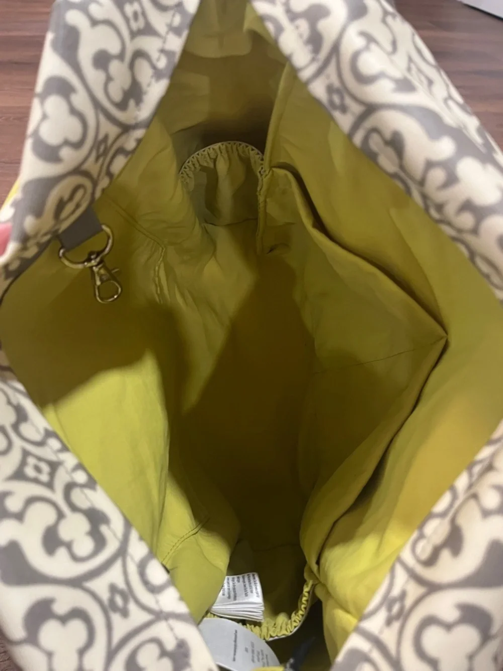 Petunia Pickle Bottom | Breakfast at Berkshire diaper bag backpack gray tote